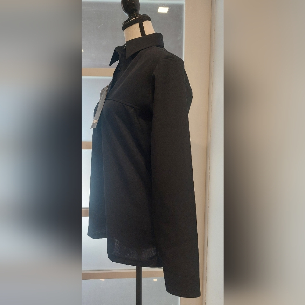 Blauer Women's Long Sleeve Black Tee - Picture 3 of 9